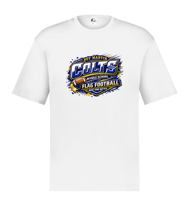 Roy Martin Colts Flag Football Performance Tee
