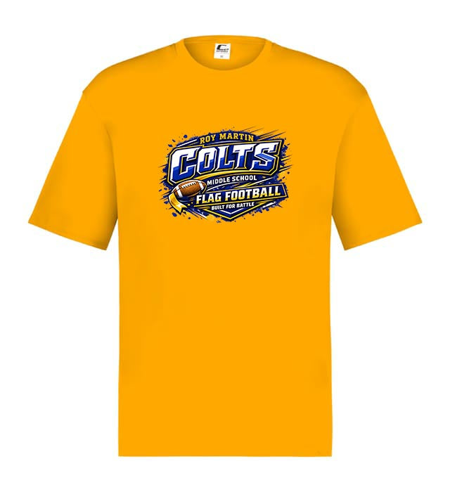 Roy Martin Colts Flag Football Performance Tee