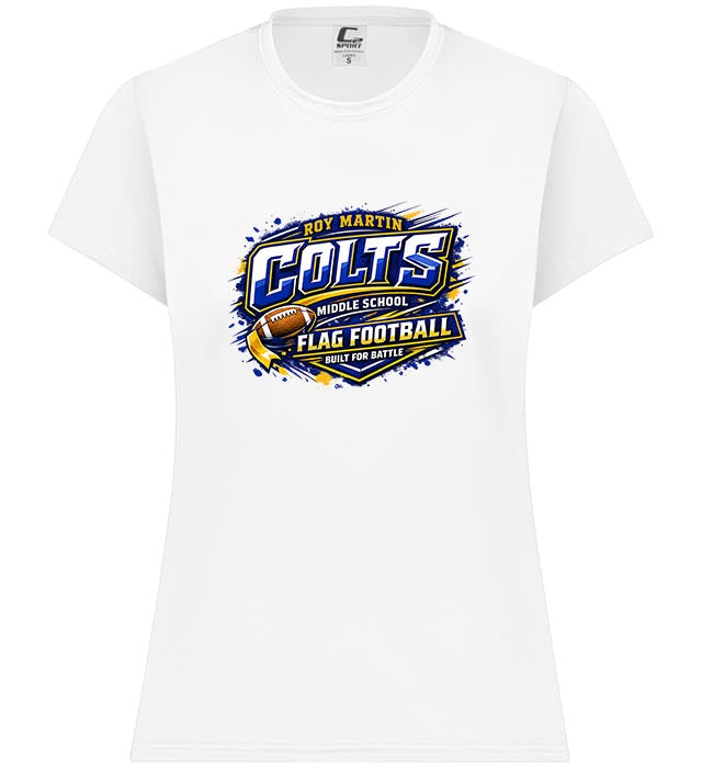 Roy Martin Colts Flag Football Performance Tee