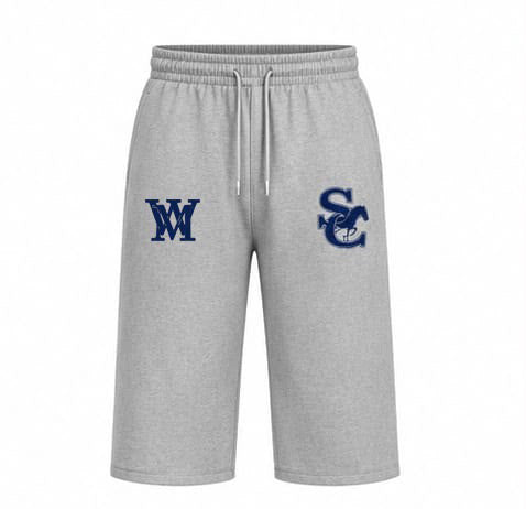 Sierra Canyon Trailblazers Premium Fleece Shorts in Grey