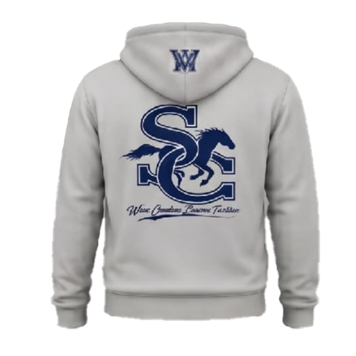 Sierra Canyon Trailblazers Premium Embroidered Hoodie In Grey