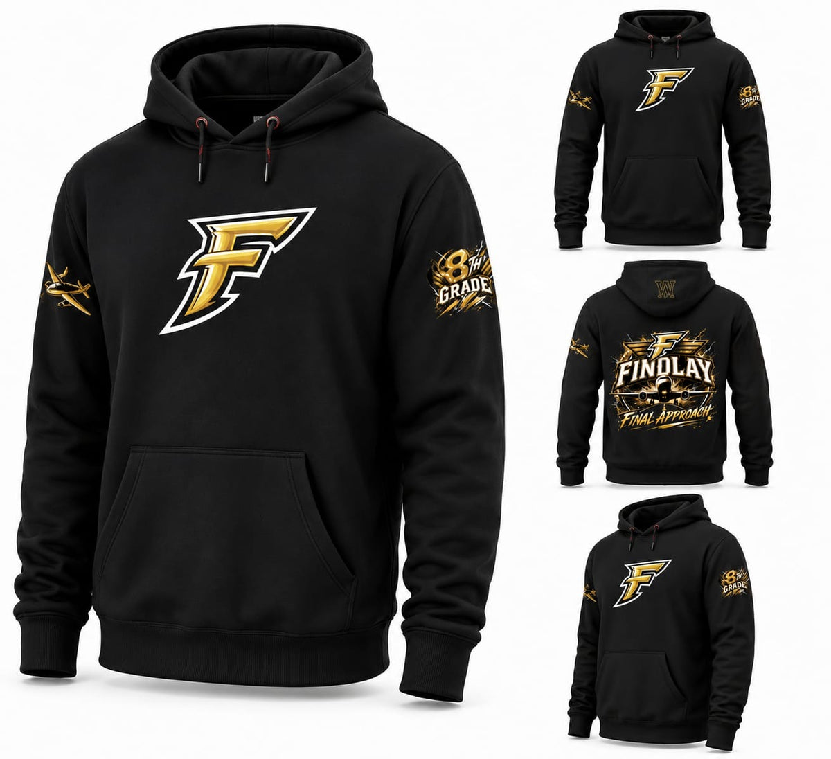 Findlay Flyers Grade-Level Embroidered Hoodie