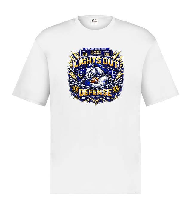 Roy Martin Lights Out Defense Performance Tee
