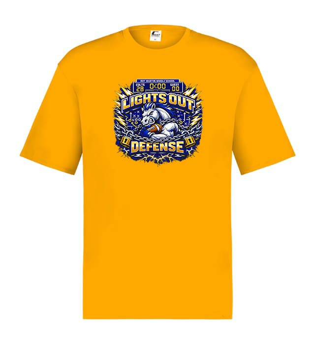 Roy Martin Lights Out Defense Performance Tee