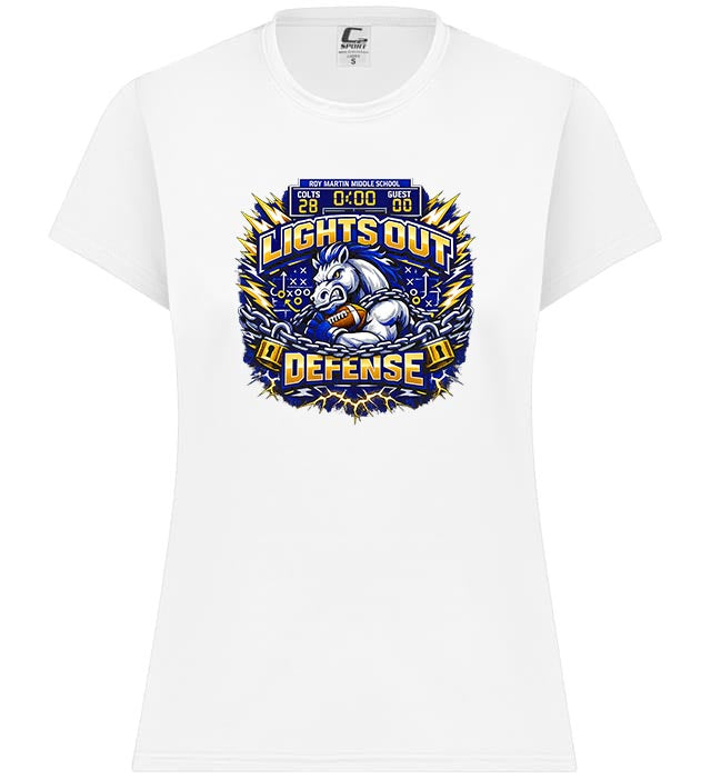 Roy Martin Lights Out Defense Performance Tee