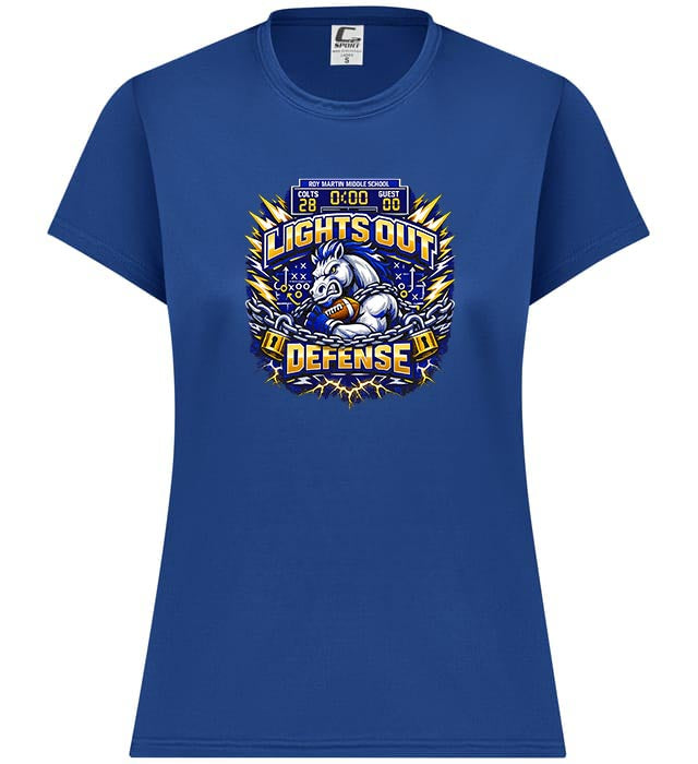 Roy Martin Lights Out Defense Performance Tee