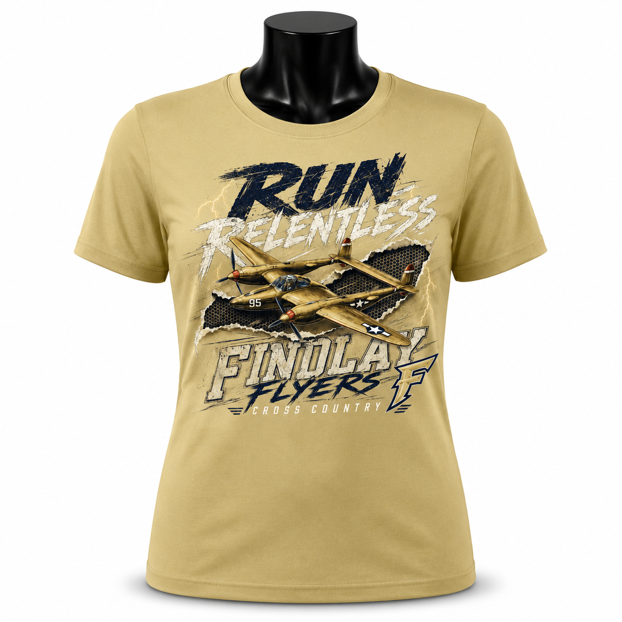Findlay Flyers Run Relentless Cross Country Performance Tee