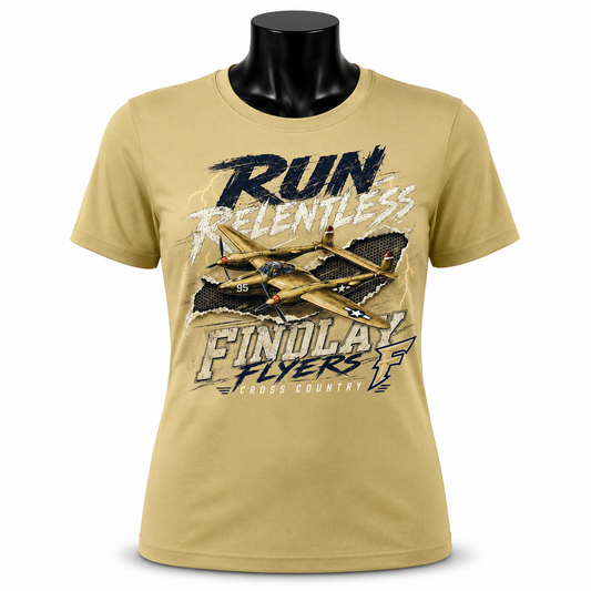 Findlay Flyers Run Relentless Cross Country Performance Tee