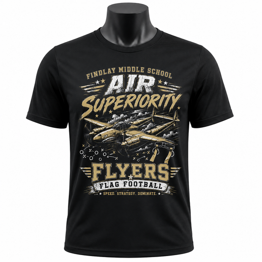 Findlay Middle School Flyers "Air Superiority" Performance Tee