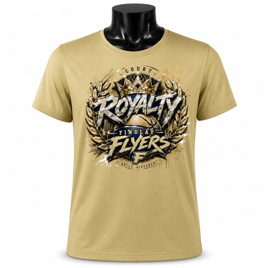 Findley Flyers Court Royalty Basketball Performance Tee