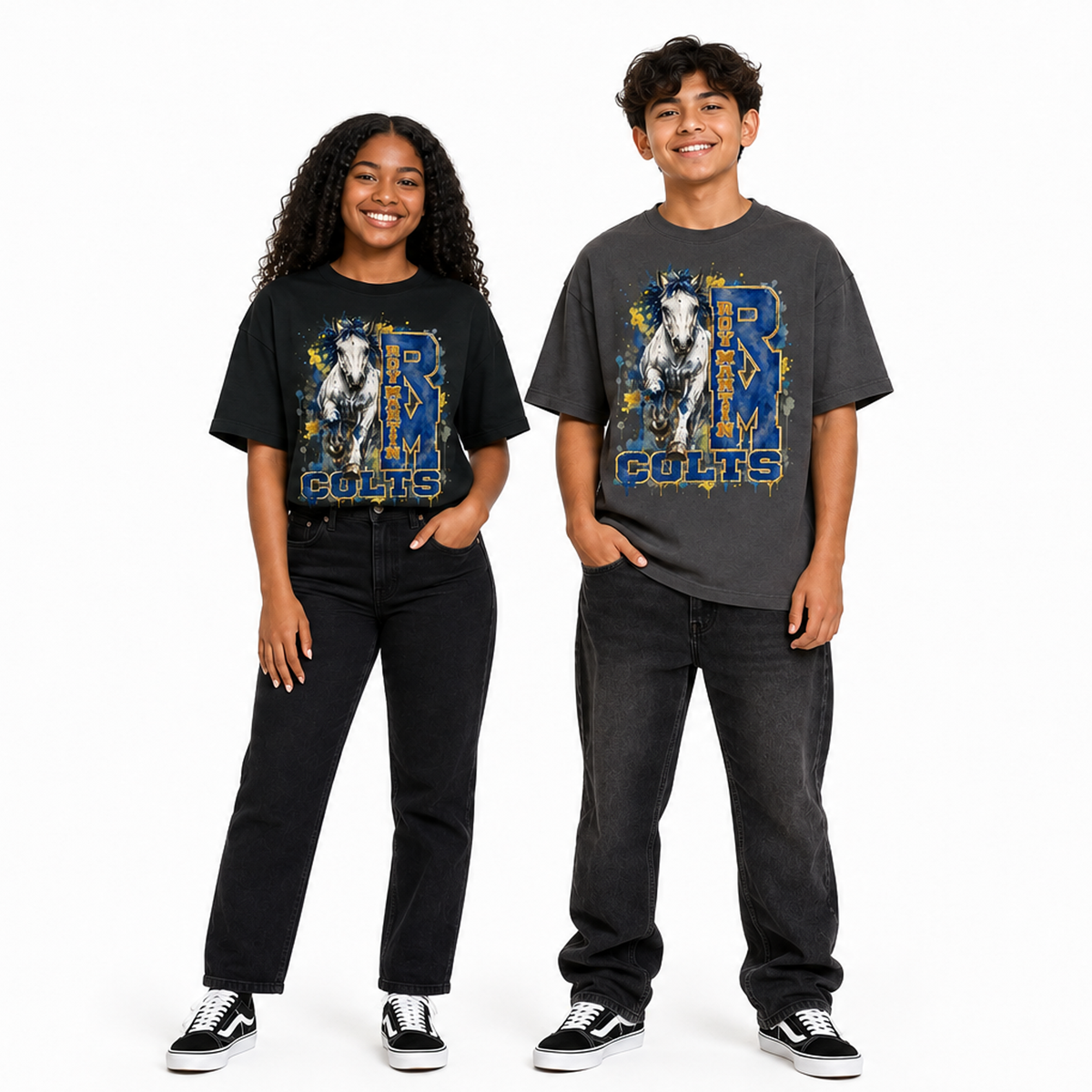 Roy Martin Colts Watercolor Spirit T-Shirts
