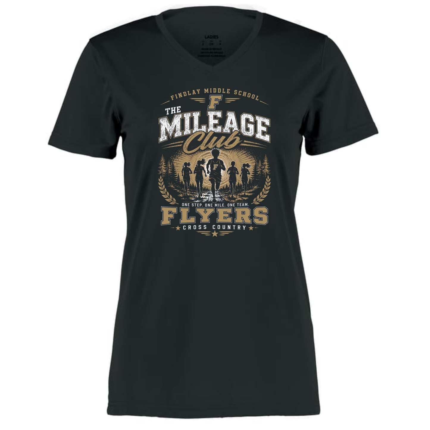 The Mileage Club Cross Country Performance Tee