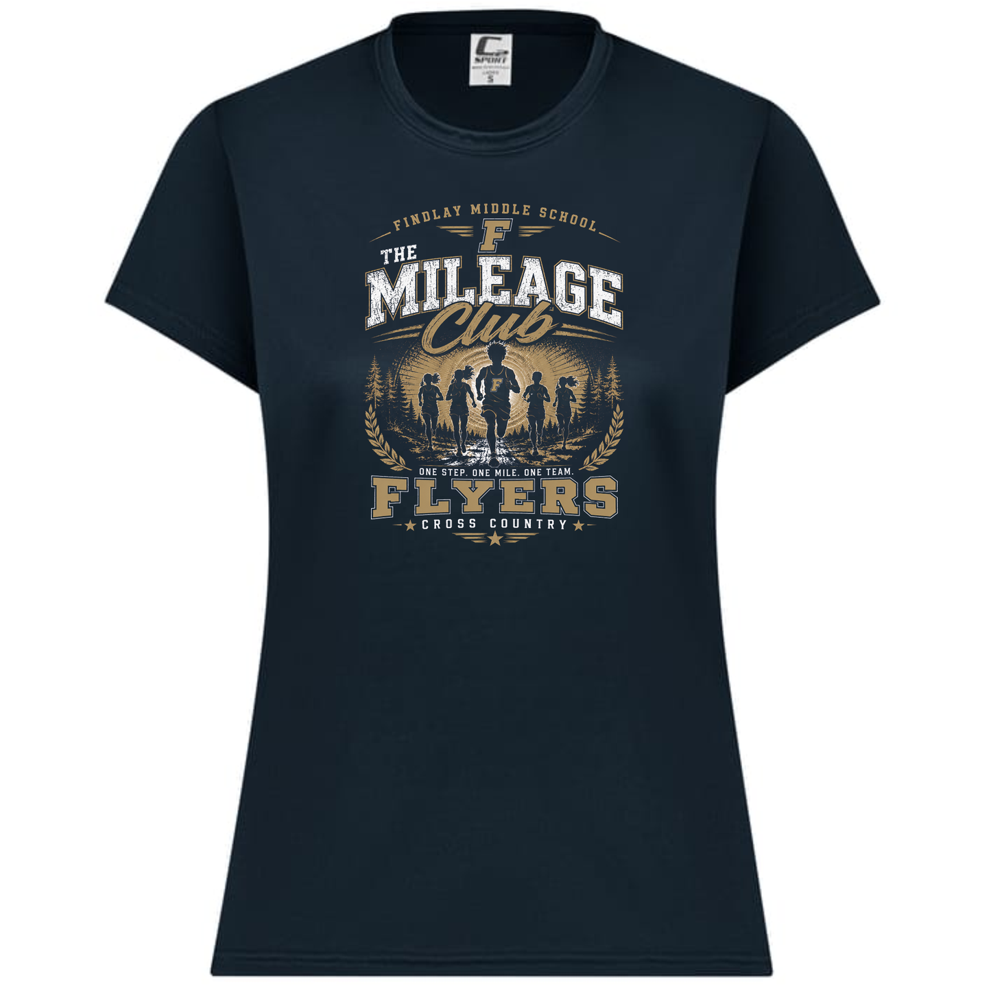 The Mileage Club Cross Country Performance Tee